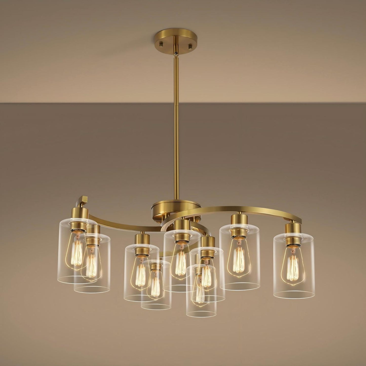 4-Light Dimmable LED Bathroom Vanity Light