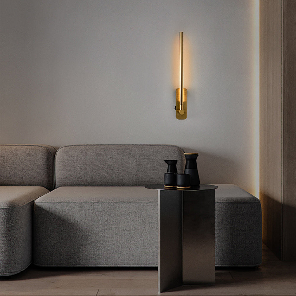 2-Pack Modern Wall Sconces with Dimmable 3-Color Lighting