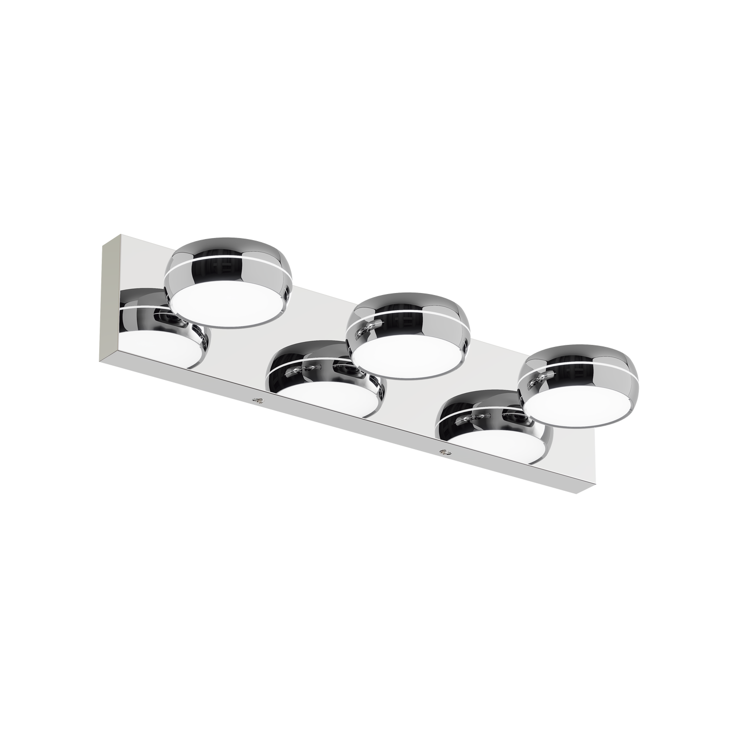 LED Vanity Lights 20in Bathroom Lights Fixtures over Mirror 3 Light LED Lighting Fixture for Bathroom 18W Mirror Lighting Fixture Modern Bath Light Bar Chrome Bath