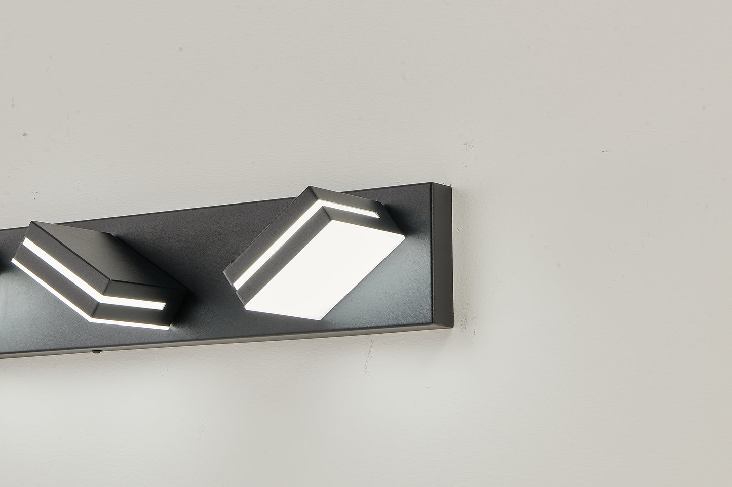 Modern Chrome LED Vanity Light, 3-Lights Wall Sconce for Bathroom and Mirror, Sleek Minimalist Design, Energy-Efficient, Easy to Install