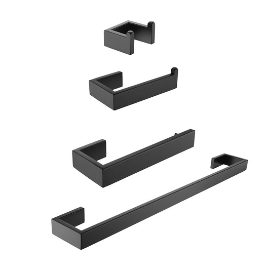 4- Piece Stainless Steel Bathroom Hardware Set