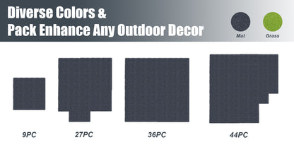 Mat Plastic Deck Tiles