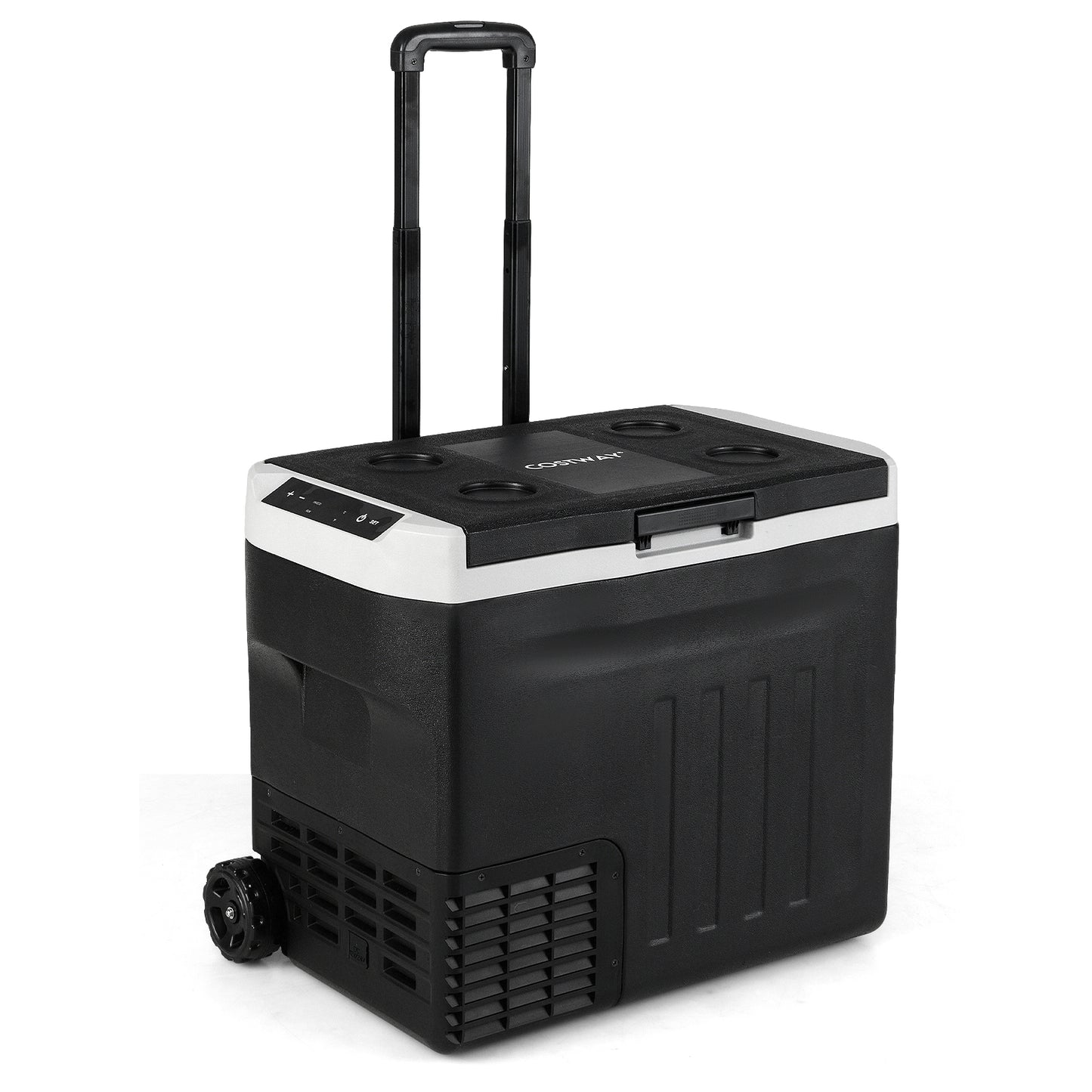 12V Car Refrigerator 42QT with Touch Panel and Removable Divider-L