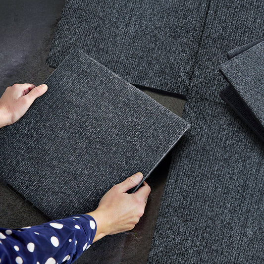 Carpet floor 12" Patio Deck Tiles, DIY Module Interlocking Decking Carpet,Easy and Quick Installation Court Tiles for Porch Poolside Balcony Backyard 36pcs