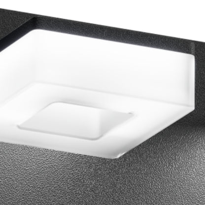 LED Modern Bathroom Vanity Light Fixtures (6-Light, 39-Inch), Matte Black Modern Acrylic Bathroom Wall Lighting Fixtures Over Mirror (Cool White 6000K)