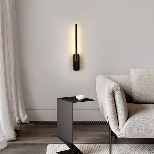 2-Pack Modern Wall Sconces with Dimmable 3-Color Lighting
