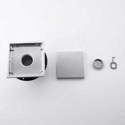 6 Inch Square Shower Floor Drain