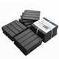 Patio Interlocking Deck Tiles, 12"x12" Square Composite Decking Tiles, Four Slat Plastic Outdoor Flooring Tile All Weather for Balcony Porch Backyard, (Dark Gray, Pack of 36)