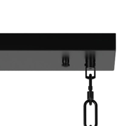 Modern Rectangular Crystal Glass Chandelier, 10-Lights Black Chandelier Lighting Contemporary Pendant Ceiling Light Fixture for Dining Room Living Room Kitchen Island