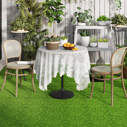 30 PCS Interlocking Artificial Grass Tiles