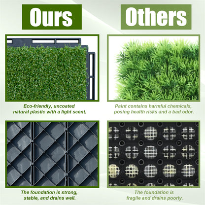 Grass Plastic Deck Tiles