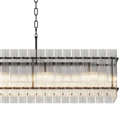 37" Modern Black Round Chandelier,2-Tier 8-Light Water Ripple Crystal Glass Chandeliers,for Dining Room,Living Room,Bedroom,High Ceiling,Foyer Entryway,Luxury Chandelier