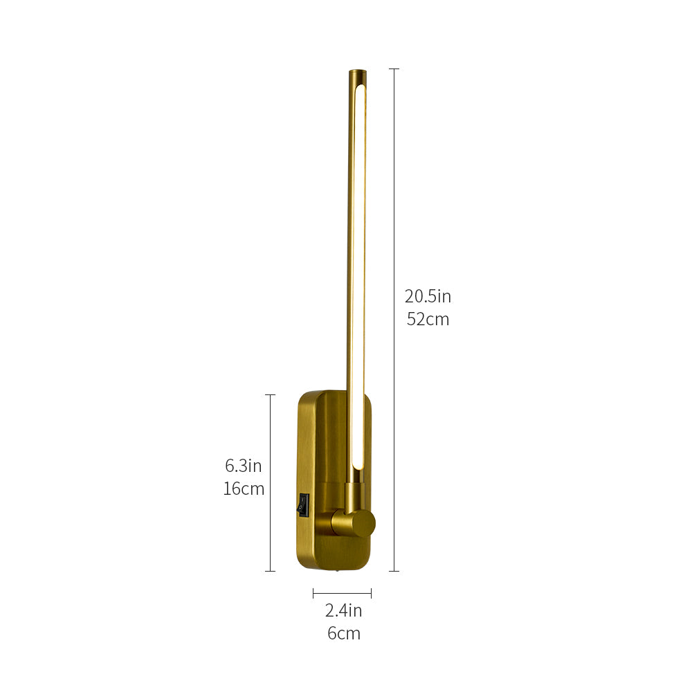 2-Pack Modern Wall Sconces with Dimmable 3-Color Lighting