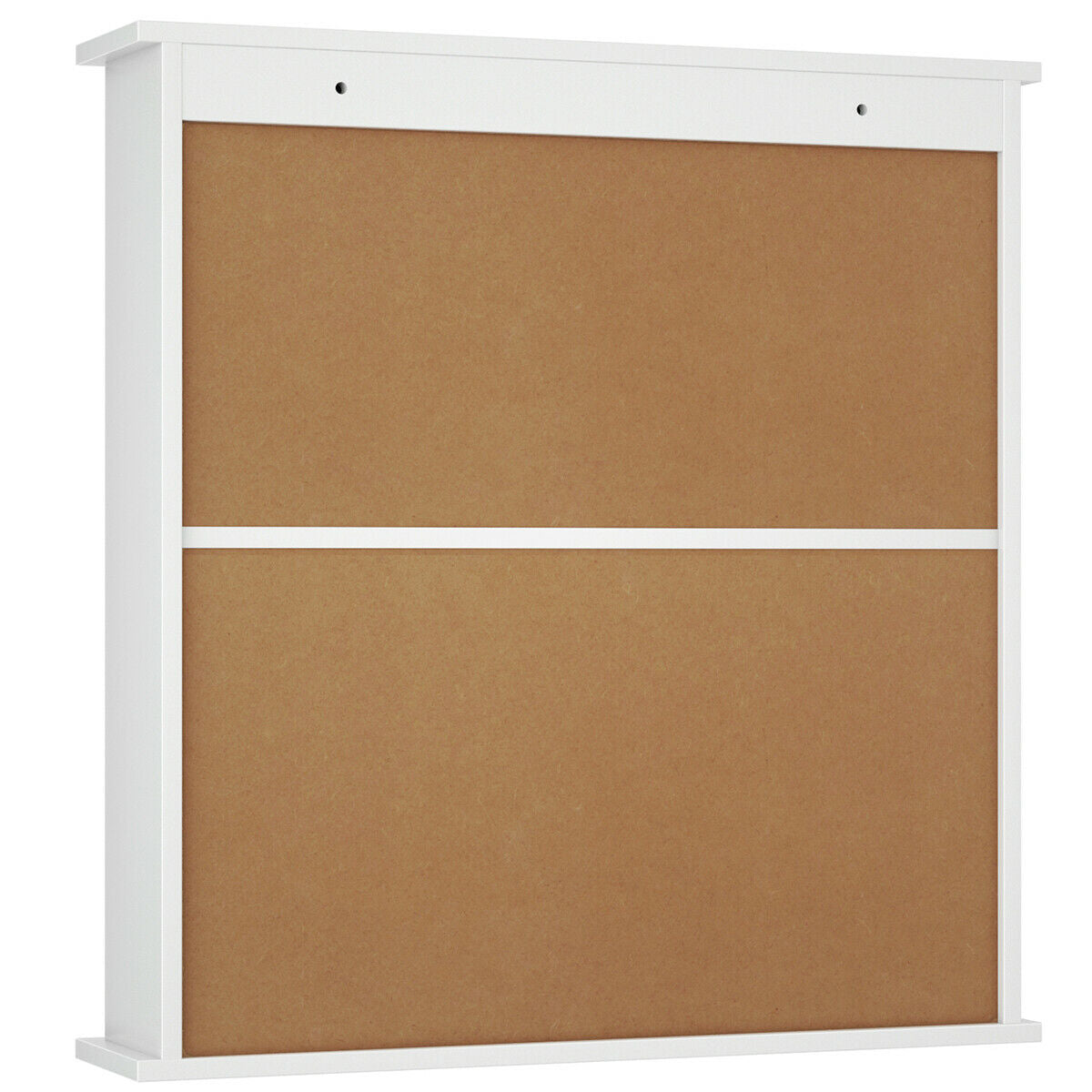 Bathroom Wall Cabinet with Double Mirror Doors