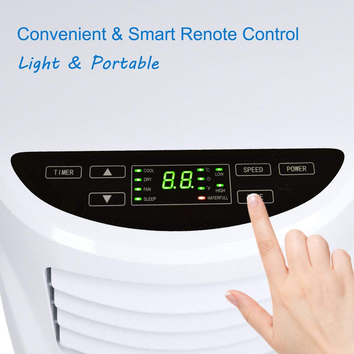 3-in-1 8000 BTU Portable Air Conditioner and Dehumidifier