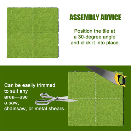 Grass Plastic Deck Tiles
