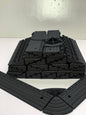 Auxiliary products for splicing plastic floors, 30edge sealing strips and 4corners,Dark Gray
