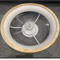 20 Inchs Low Profile Ceiling Fans with Lights and Remote Flush Mount Wooden Ceiling Fan and Light,3000-6000K Dimmable LED Fan Lighting Timing 6 Speeds Reversible Small Fans Light for Bedroom