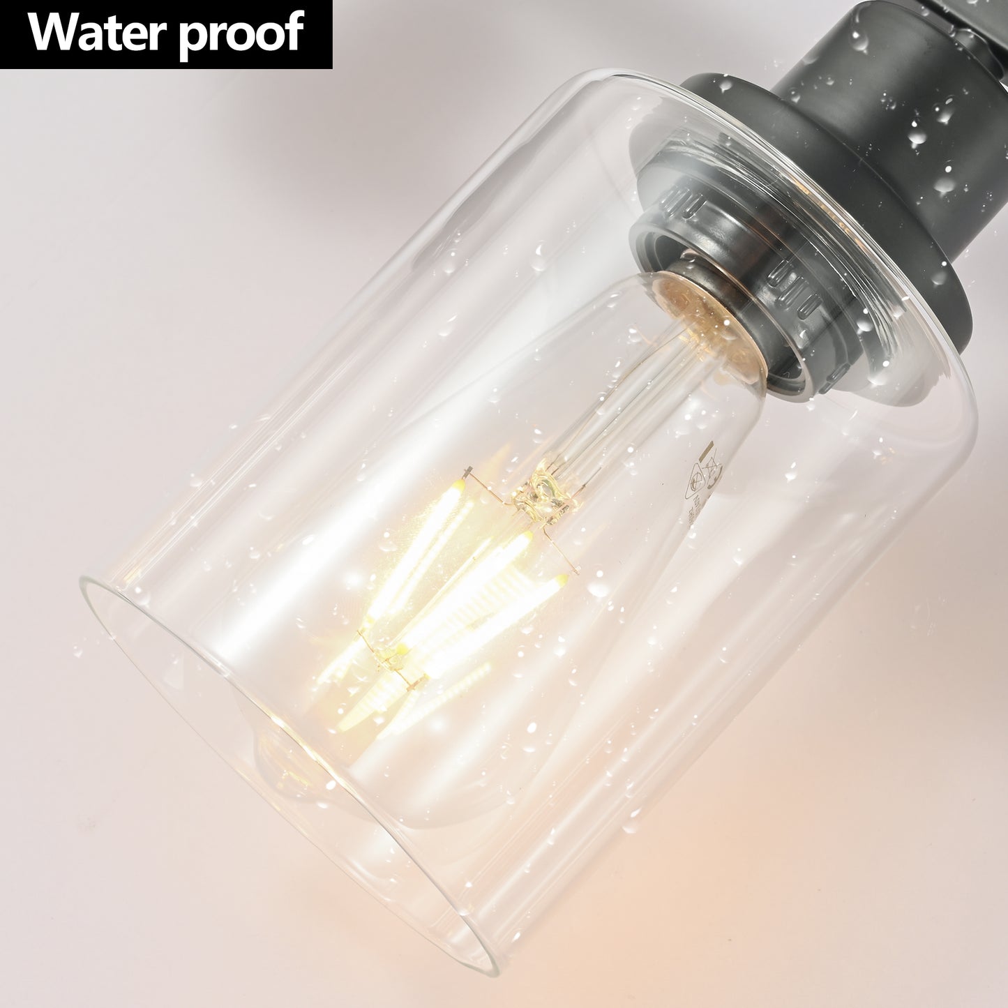 10 Light Bathroom Vanity Lights Over Mirror, 65.4inch Black Vanity Lights Fixtures Matte Black Modern Vanity Lights Black Bathroom Wall Lighting for Mirror Bedroom,Living Room