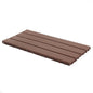 24 pieces of dark gray outdoor terrace deck tiles, DIY interlocking decking floor tiles, easy to install patio tiles, suitable for indoor and outdoor balcony backyard poolside ,Brown