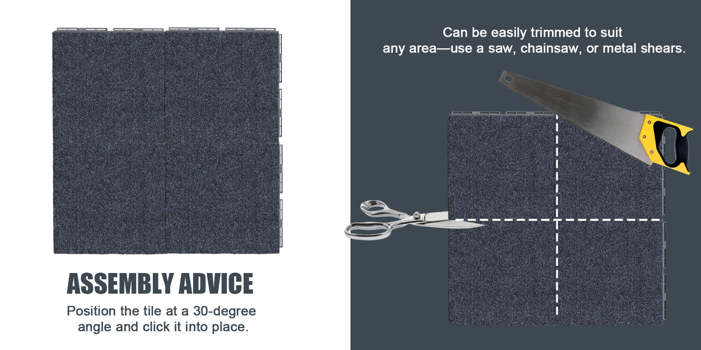 Mat Plastic Deck Tiles