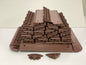 Auxiliary products for splicing plastic floors,30edge sealing strips and 4corners, brown