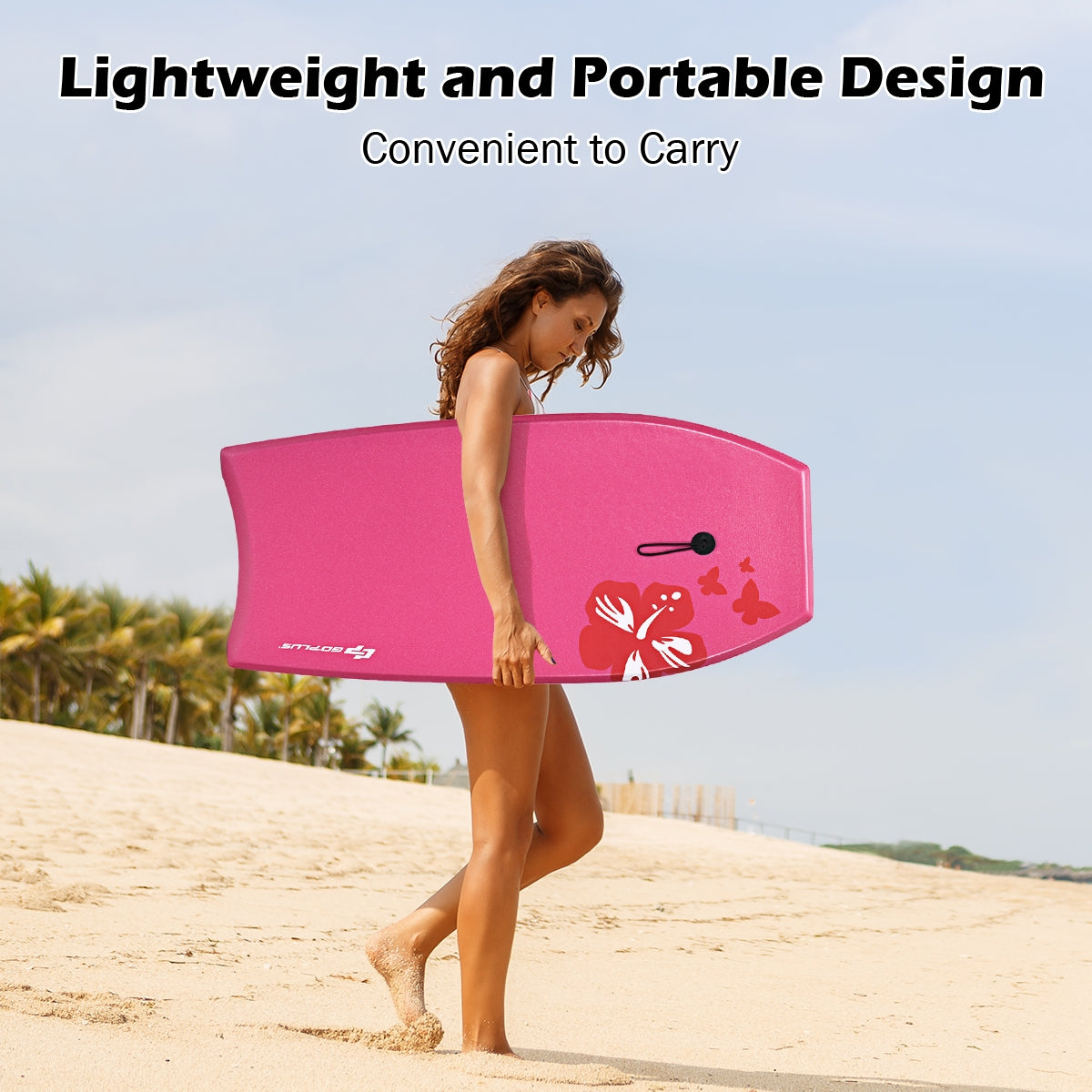 Lightweight Bodyboard Surfing with Leash EPS Core Boarding IXPE-M